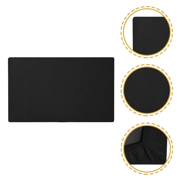 Waterproof Computer Monitor Dust Cover, Black Full Body Cover for Computer Screen