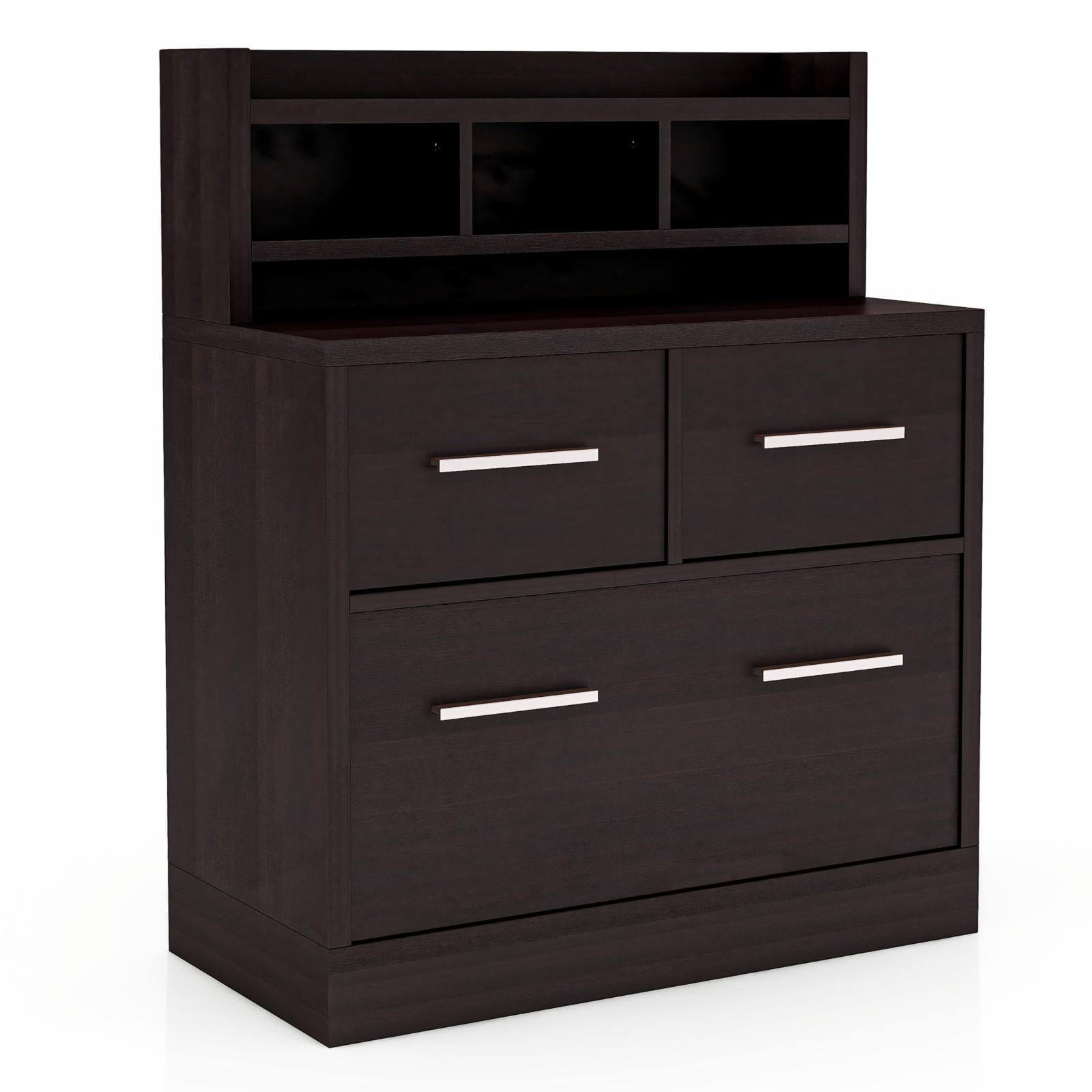 Furniture of America Numbria Cappucino MultiStorage File