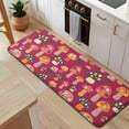 thumbnail image 5 of Colorful Spotted Mushroom Red Pattern Kitchen Rug Mat,Kitchen Runner Rugs Non Skid Washable,Decorative Kitchen Floor Mats for Kitchen,Sink,Laundry,17"x47.2", 5 of 7