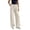White, variant on Taqqpue Womens Pants, Casual Loose Cotton Wide Leg Drawstring Elastic Waist Palazzo Lounge Pants,Solid Color Soft Lightweight Plus Size Beach Vacation Trouser Pants for Women