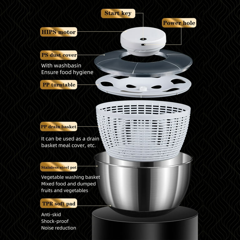 OXO Stainless Steel Salad Spinner + Reviews