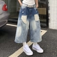 thumbnail image 2 of VNKIDY Women's Casual Pants Summer Distressed Denim Bermuda Shorts High Waisted Capri Pants With Extreme Ripped Details For Casual Daily Wear Soft Jean Shorts, 2 of 9