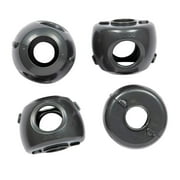 Safety 1st HS325 Parent Grip Door Knob Covers, Charcoal, 4 Pack, Each