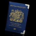 thumbnail image 1 of Porta libretas de cuero con forma de pie de cobre británico, sencillo y delgado, juego de libretas de pie de metal, 1 of 5