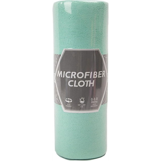 Beneathk Rouleau de Serviettes en Microfibre, Rouleau de Serviettes en Microfibre Réutilisables, pour Nettoyage de Cuisine Intérieur et Voiture, Utilisation Humide et Sèche, 20 Pcs par Rouleau (4)