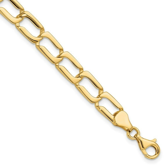 Primal Gold 14 Karat Yellow Gold Polished Link Bracelet