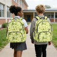 thumbnail image 2 of Yuyamidu Cute Frog 4Pcs Kids Backpack Set for Boys Girls Ages 5-12 Elementary Primary School Rucksack with Lunch Bag Pencil Case Water Bottle Bag Travel Daypack, 2 of 7