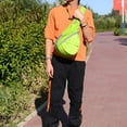thumbnail image 3 of Hukapapa Oblique span single shoulder bag Men's and women's chest bag Outdoor sports bag Mountaineering cycling bag Multi-functional chest baggreen, 3 of 5