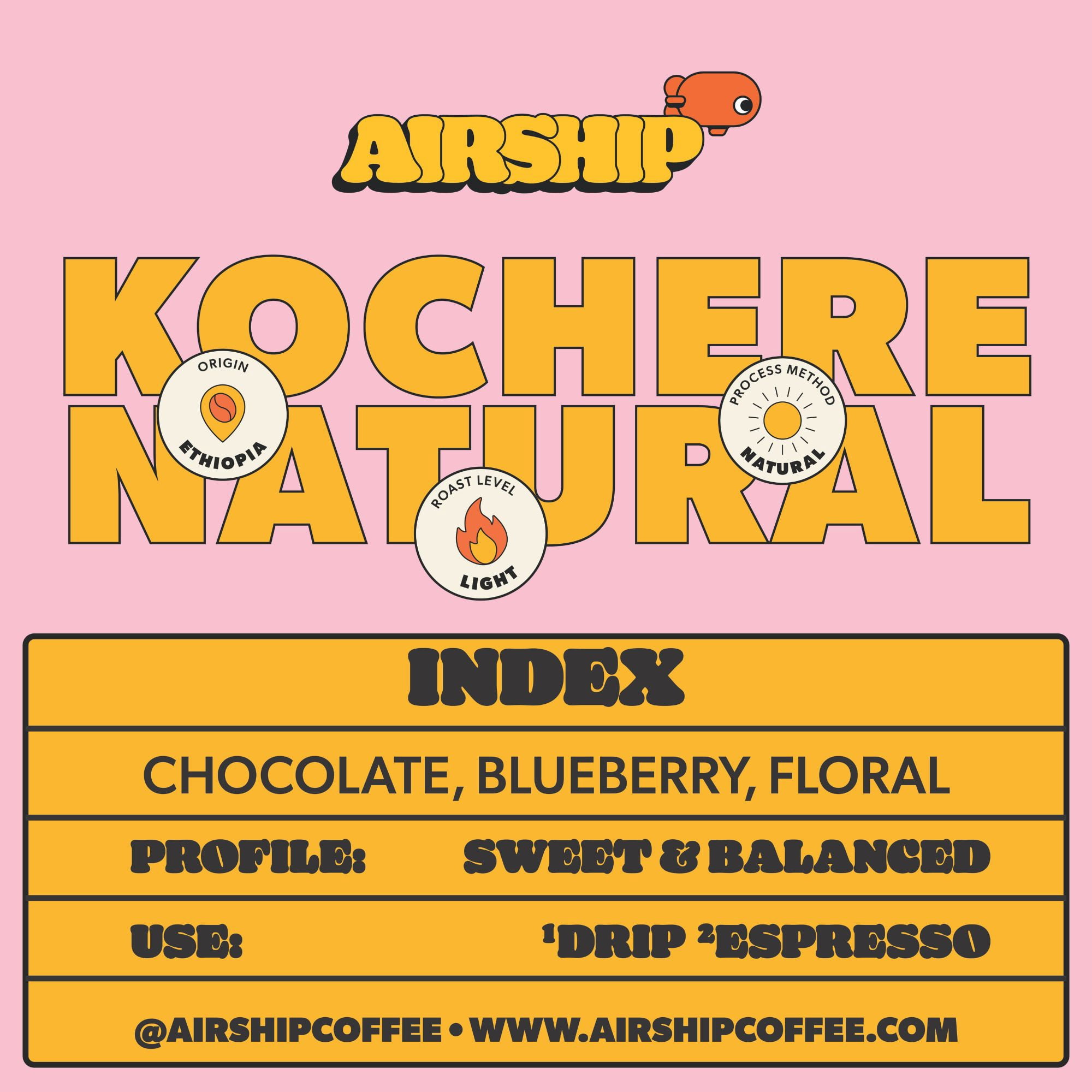 Airship Coffee Ethiopia Fruity and Floral