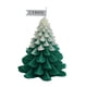 thumbnail image 1 of Vela decorativa para árbol de Navidad, fiesta, cumpleaños, aromaterapia relajante Blanco verde, 1 of 9