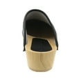 thumbnail image 5 of BJORK Maja Open Back Wood Leather Clogs (Black - EU42), 5 of 9
