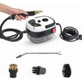 thumbnail image 1 of Saker handheld steam cleaner, 2500W Fast Heating Multi-Surface Steamer with Large Water Tank, 6 Steam Settings & Attachments for Floors, Windows, Cars (Red-Dual Control (Upgraded Touch Control)), 1 of 11