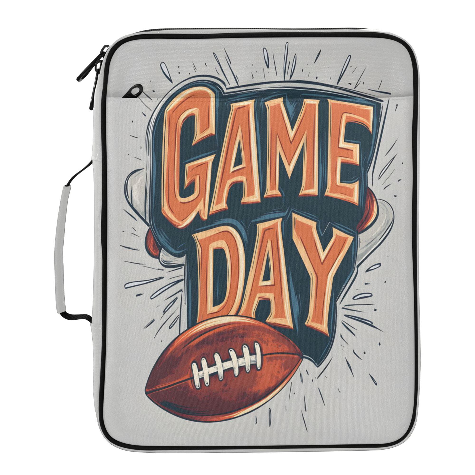 FORMRS Accordion File Folder A4 Size 7-Pocket Expanding Document Organizer Bag with 3 Ring Binder, Game Day
