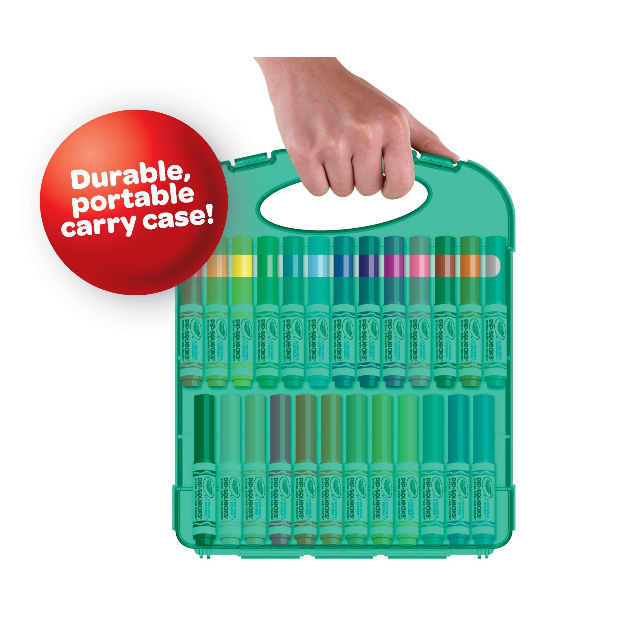 Set de 25 marcadores lavables Crayola Pip Squeaks, esenciales para el regreso a clases, materiales de arte y manualidades, regalo para maestros y niños, edades 4+ 8