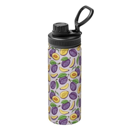 

Hirioo Plum for 18oz Sports Insulated Kettle for Gym Hiking Camping Running Mountain Bike Outdoor Sports