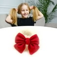 thumbnail image 5 of Item Type: Plush Bow Hair Clip Product Material: Plastic, Resin, Plush&nbsp;, 5 of 7