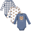 Hudson Baby Unisex Baby Cotton Long-sleeve Bodysuits