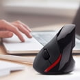 thumbnail image 2 of Ratón Inalámbrico TECHVIDA Negro Ergonómico Recargable 2.4 GHz para Mac y Windows, 2 of 6