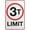 Warning Sign 3, variant on 30 Min Parking Only Sign for Business, 8"x12" Rust-Free Aluminum UV Printed, 4 Pre-Drilled Holes Durable Weatherproof