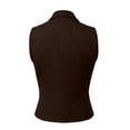 thumbnail image 7 of Valufy Women's Tailored Suit Vest, Button Down V-Neck Sleeveless Waistcoat with Pockets, Slim Fit Formal Business Vest, 7 of 7