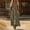 Black, variant on Women's Boho Floral Long Sleeve Maxi Dress V Neck Flowy Bohemian Loose Fit Casual Beach Vacation Wedding Guest Summer Spring Linen Tunic Resort Holiday
