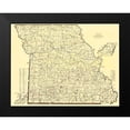 thumbnail image 2 of Galbraith 24x19 Black Modern Framed Museum Art Print Titled - Missouri Railway Mail Service - Galbraith 1897, 2 of 5