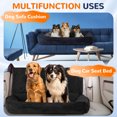 thumbnail image 2 of Dog Car Seat for Large/Medium Dogs, Dog Car Bed for Backseat Washable Pet Travel Safety Car Seat oft Dog Booster Seats with Storage Pockets for Easy Cleaning Fits for All Cars(Small), 2 of 7