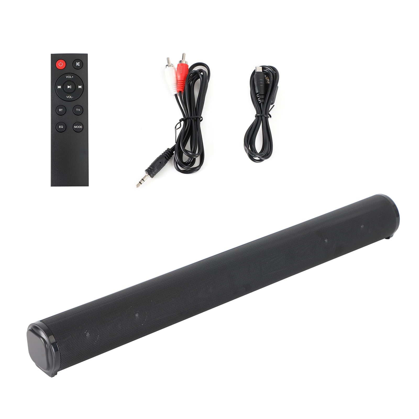 Bluetooth 5.0 Home TV Sound Bar 4 Speaker System Wireless Subwoofer 3D