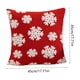 thumbnail image 3 of Funda de almohada navideña con copos de nieve de terciopelo y árbol de Navidad, borde de cojín, decoración navideña, funda de cojín, 3 of 6