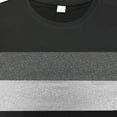 thumbnail image 5 of YLSDY New summer arrivals Men's Summer Colorblock T-Shirt - Breathable and Comfortable Casual Sports Fitness Beach Vacation Short Sleeve Tee Gray S, 5 of 7