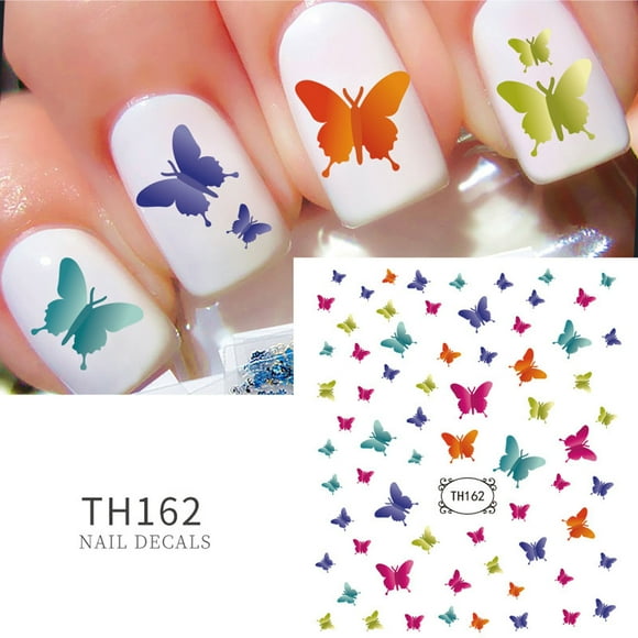 onlyliua Promoción de Temporada Pegatinas para Decoración de Uñas, Accesorios de Diseño de Marca de Agua para Decoración de Uñas, Suministros de Acrílico para Decoración de Uñas