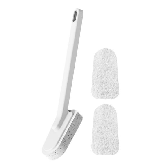White Sponge Floor Brush for Cleaning with ABS Material and Scouring for Household