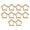 gold, variant on 10Pieces Five Pointed Star Shaped Carabiner Heavy Duty Hanging Buckle Key Chain Clip for Keychains Home Outdoor Hiking Accessories