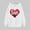 White(New), variant on PNTUTB Women's Long Sleeve Fashion Heart Print Drawstring Hoodies Casual Pullover Sweatshirts with Pocket