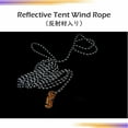 thumbnail image 3 of Ultralight Tent Cord, Reflective Guyline With Guyline Adjuster For Outdoor Camping Canopy Wind Rope And Nylon Paracord (4 M), 3 of 5