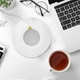 thumbnail image 3 of Heating Mat,ABS USB Coffee Coaster Cold Hot Dual Purpose USB Power Office Home Cold Hot Dual Purpose Coaster Coffee Cup Insulated Protective Mat USB Power Heating Plate, 3 of 7