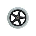thumbnail image 1 of QualitChoice Accessoire de Remplacement pour Fauteuil Roulant de 7 Pouces, Roulettes de Valise de Voyage à Roue avant Résistantes à l'Usure, Outils de Réparation Faciles [Dia.16-17cm] Gris [Dia.16-17cm] Gris, 1 of 6
