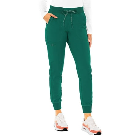 

MED COUTURE Women s Touch Jogger Yoga Scrub Pants Color: Hunter Size: L Regular