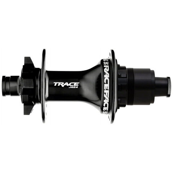 RaceFace Trace J-Bend 624 Rear Hub - 12 x 148mm, 6-Bolt, XD, Black, 32H