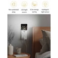 thumbnail image 4 of Night Lights Auto Sensor Butterfly Floral Plug-in LED Nightlights Lamp Dusk to Dawn for Living Room, Bedroom, Bathroom, Hallway, Stairways Home Wall Decor, Medieval Flowers Leaves Black Night Light, 4 of 9