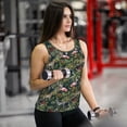 thumbnail image 6 of Uemuo Flamingos And Palm Leaves Pattern Workout Tank Tops for Women Breathable Moisture-wicking tank top Sleeveless Running Loose Fit Yoga Tops Active Shirts Sports Gym Exercise, 6 of 9