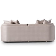 Michael Amini Carmela Sofa - Almond/Gold