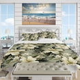 thumbnail image 2 of Designart "Zen Within Neutral Tropics" Beige Tropical Bedding Covert Set - Tropical Bed Set With 1 Sham, 2 of 5