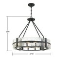 thumbnail image 6 of Hudson by Brian Thomas 8-Light Pendant in Matte Black, 6 of 6