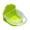 Green, variant on QXFBJOQH Semicircular Built-in Bird Feeder Bowl Cage Accessory for Parakeet Lovebird
