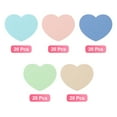 thumbnail image 3 of 100PCS Recortes de Papel en Forma de Corazón de 2.5 Pulgadas, Recortes en Forma de Corazón de Colores Variados, Azul, Verde, Rosa, 3 of 6