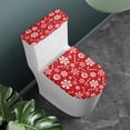 thumbnail image 2 of HELLHERO Candy Pattern 2 Piece Toilet Lid Cover Elastic Bottom Elastic Fabric, Soft, Toilet, 2 of 8