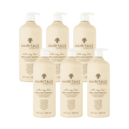 Hairitage Outta My Hair Gentle Daily Moisturizing Shampoo, 21 fl oz (Pack of 6)