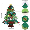 thumbnail image 4 of Árbol De Navidad De Fieltro Diy, Con Luces Led, Decoraciones Navideñas De Pared, 4 of 5