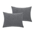 thumbnail image 4 of VCNY Home Cougar 6-Piece Grey Ogee Damask Comforter Set, King, Adult, Unisex, 4 of 6
